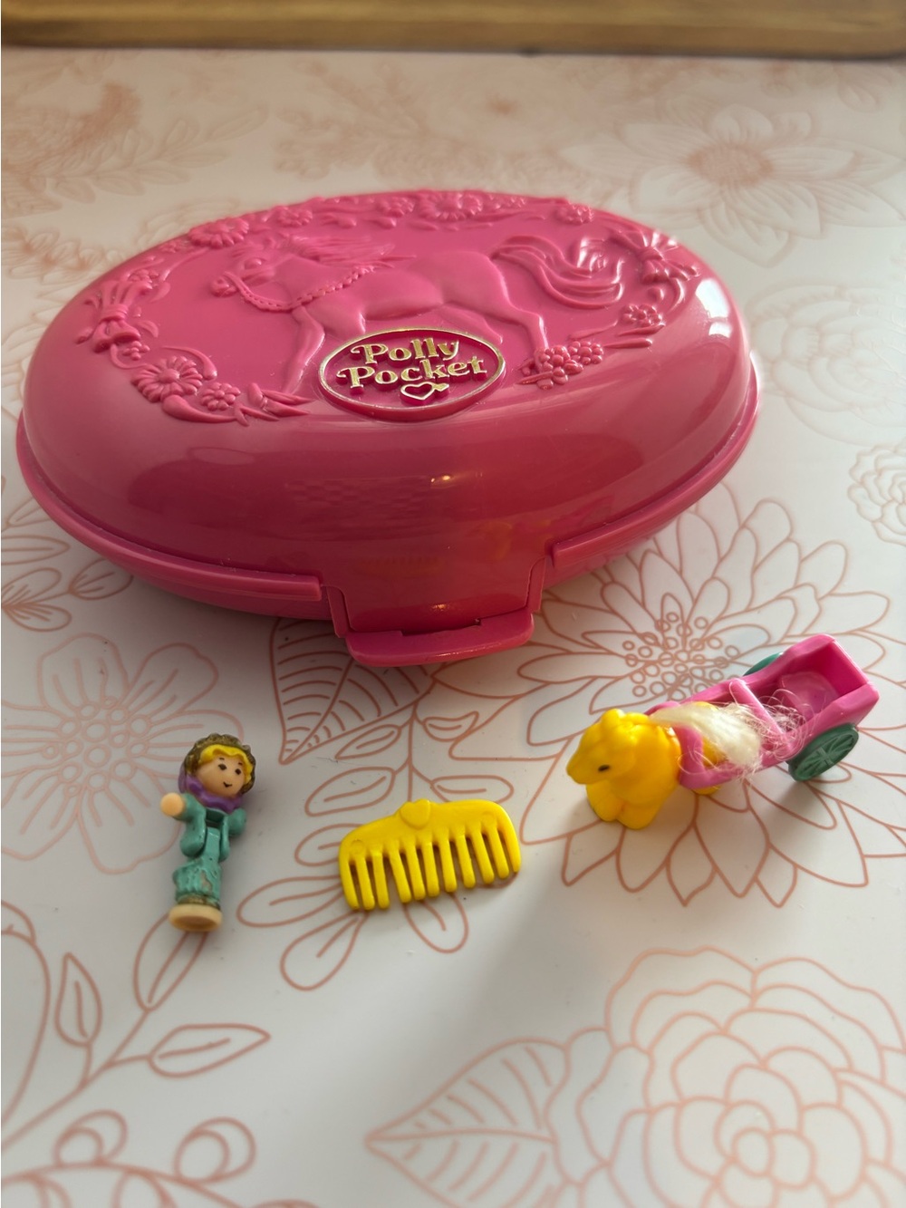 Vintage 1995 Bluebird Polly Pocket Palomino Pony